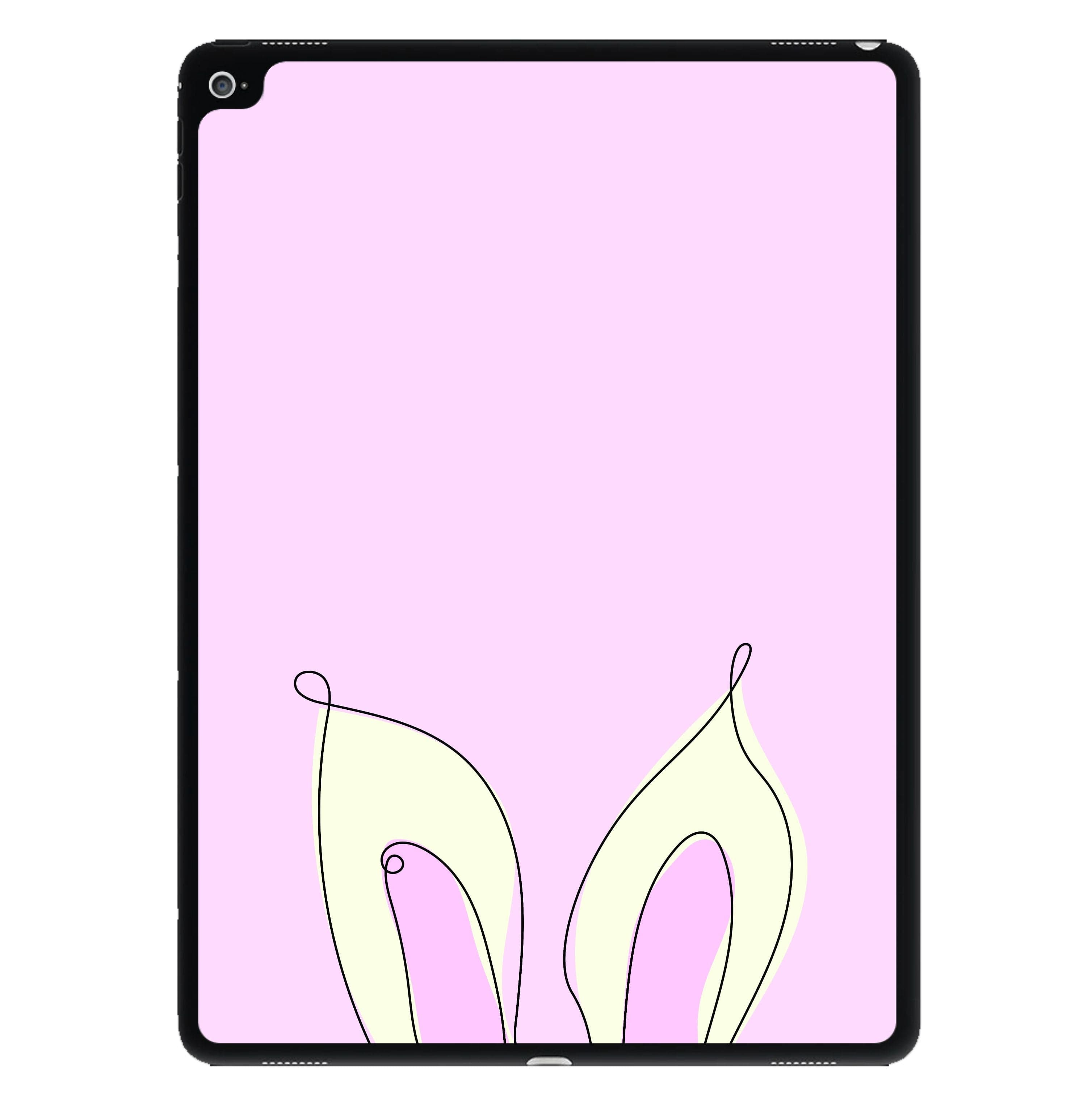 Outline Bunny Ears iPad Case