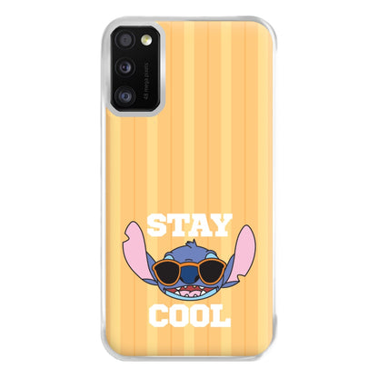 Stay Cool Blue Alien Galaxy A41 Case