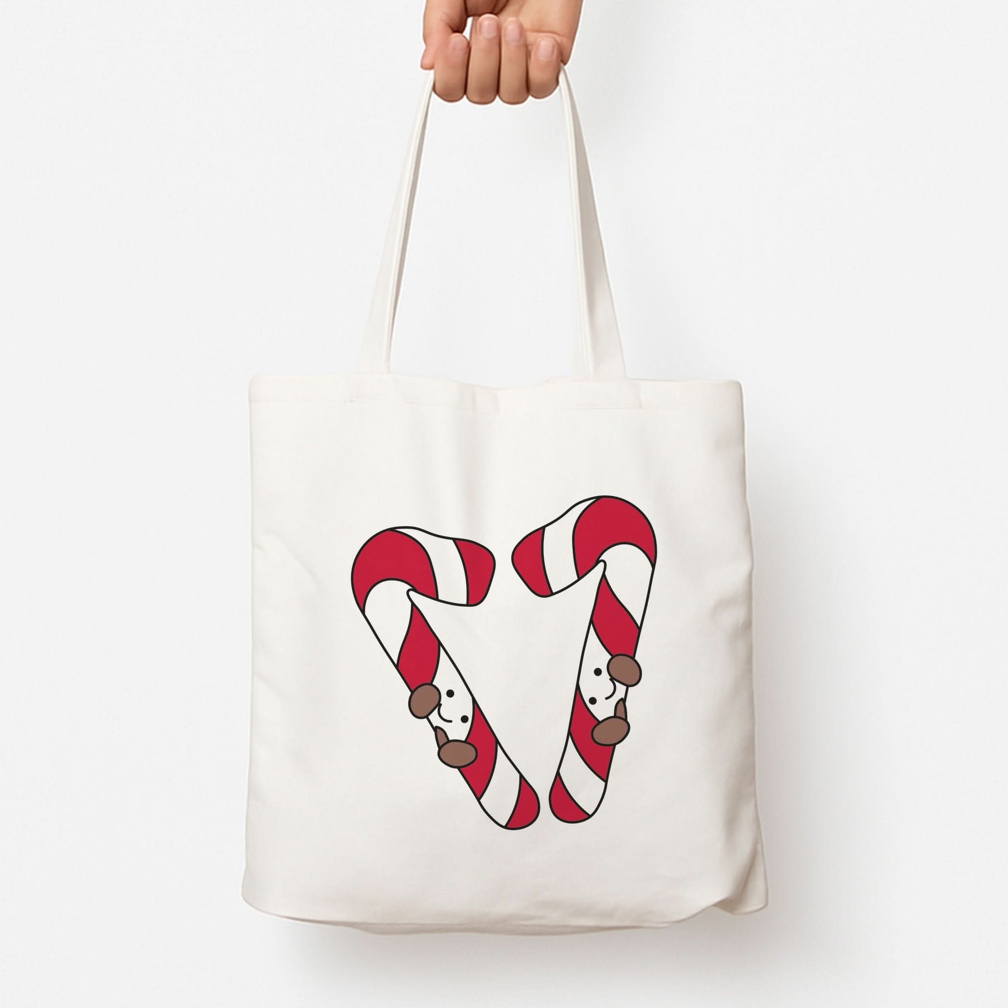Christmas Candycane Plushies Tote Bag