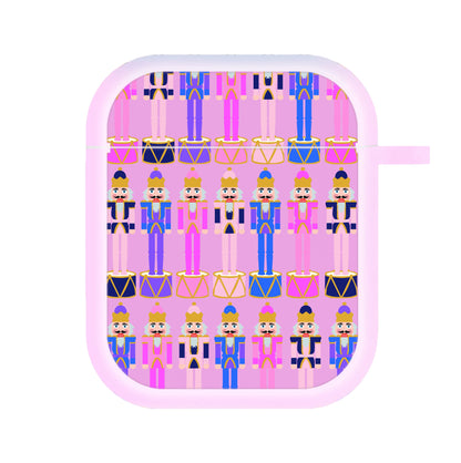 Pink Nutcracker - Christmas Patterns AirPods Case