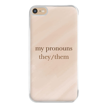 They & Them - Pronouns Phone Case