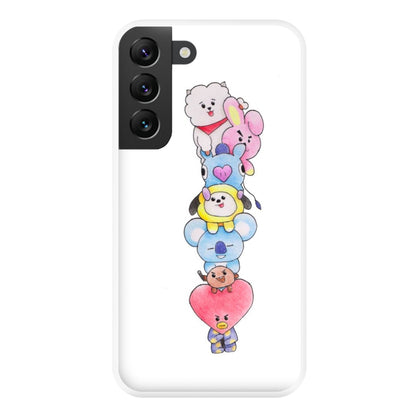 K-Pop Band BT21 Drawing Phone Case