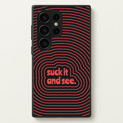 Suck It And See Psychedelic Galaxy S24 Ultra Case