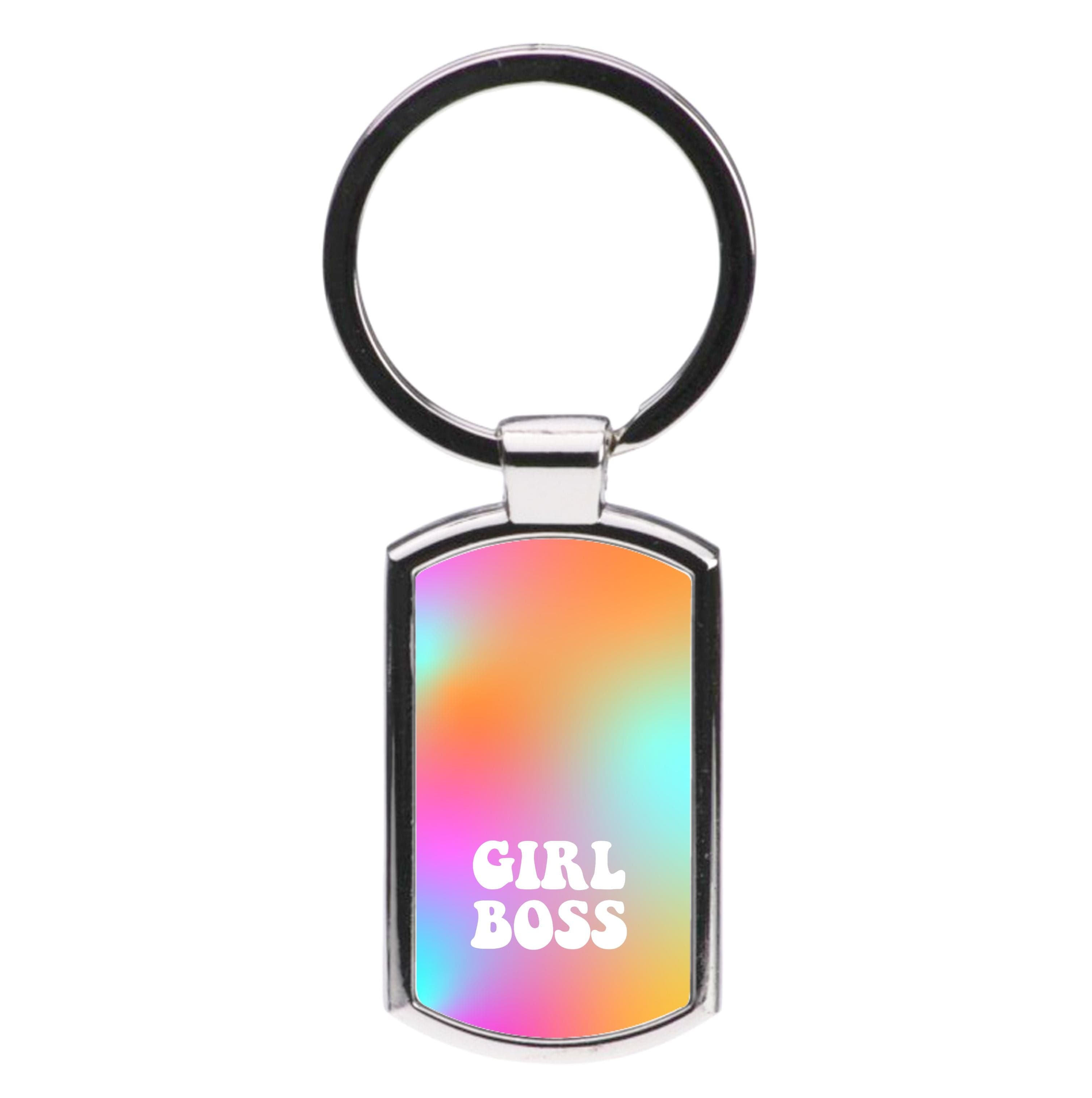 Girl Boss - Aesthetic Quote Luxury Keyring