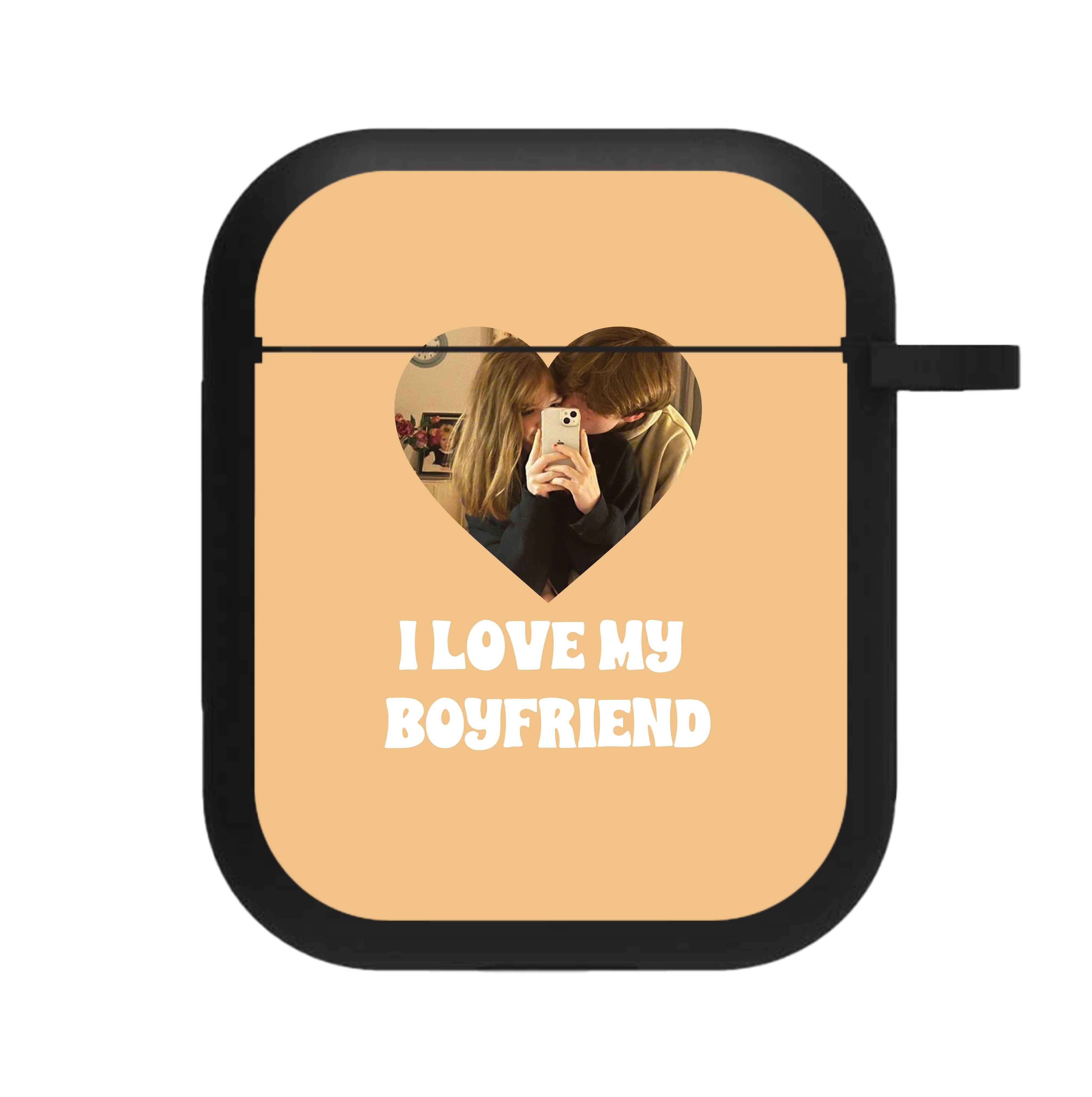 I Love My Boyfriend - Personalised Couples AirPods Case