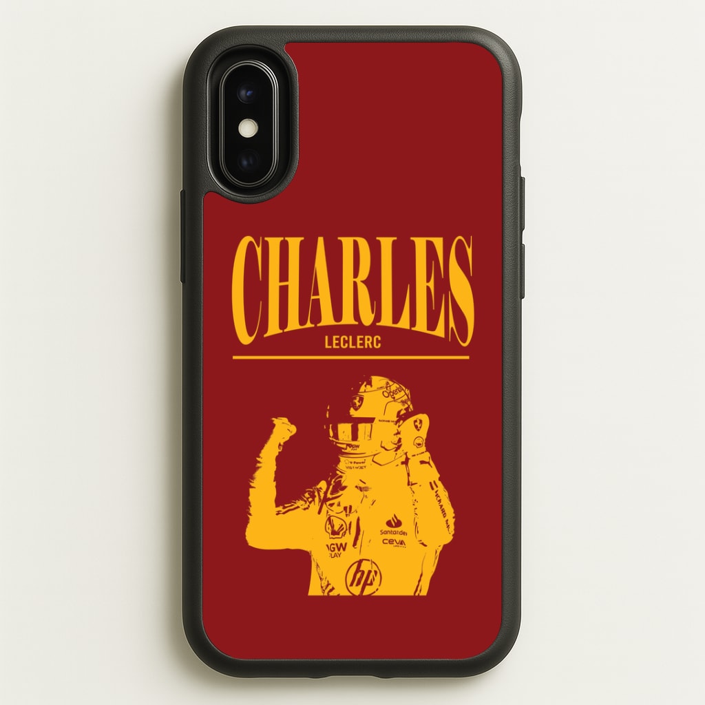 Charles Red And Gold iPhone X / XS Case