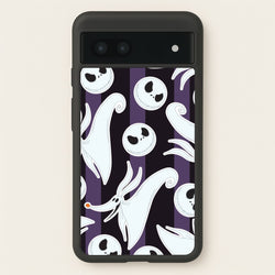 Skeleton Dog And Face Pattern Google Pixel 6a Case