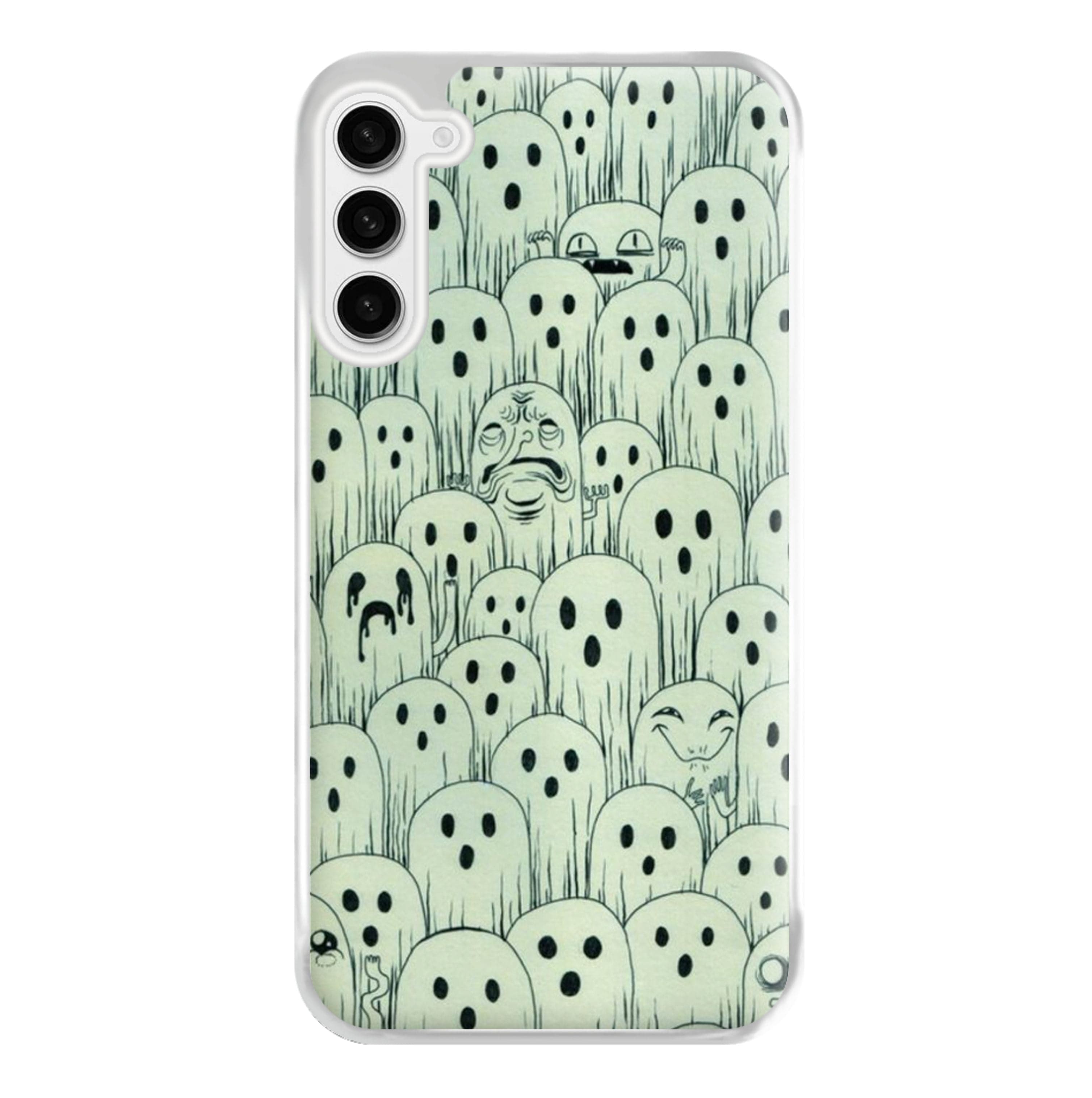 Droopy Ghost Pattern Phone Case