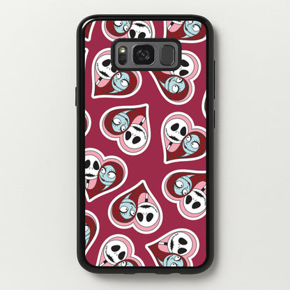 J And S Heart Pattern Galaxy S8 Case