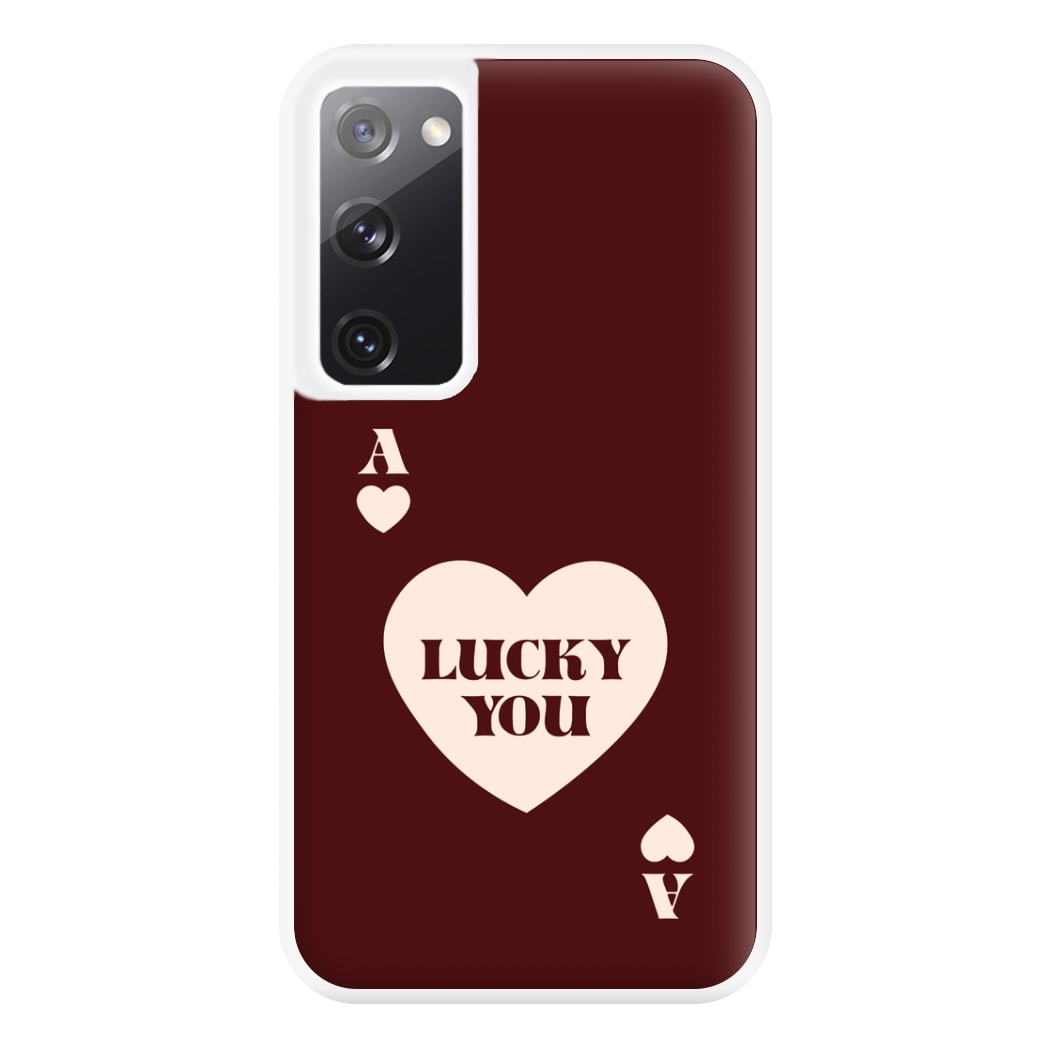 Ace Of Hearts Lucky You Galaxy S20FE Case