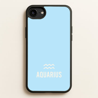 Aquarius Pastel Zodiac iPhone 6 / 7 / 8 / SE Case