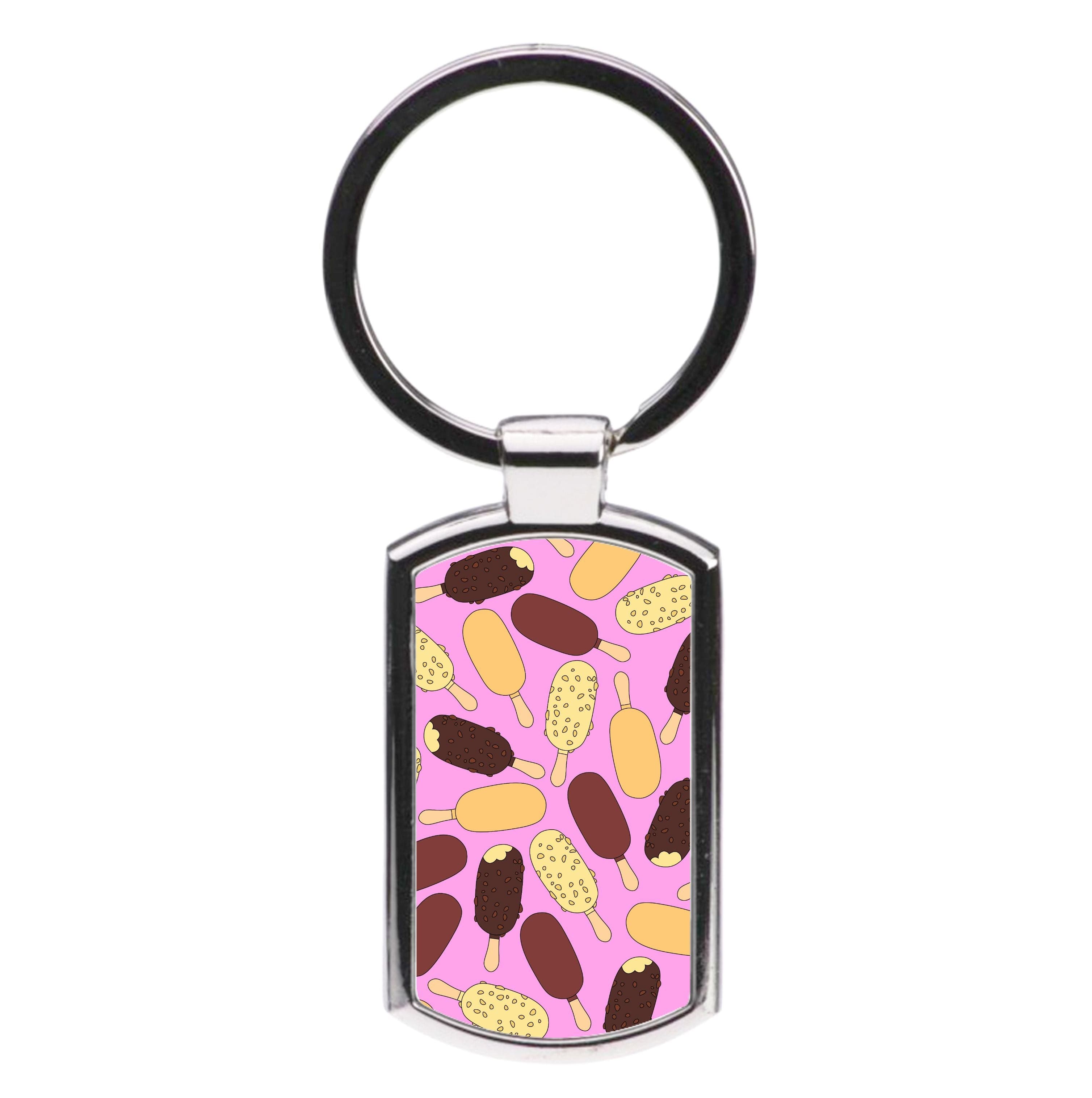 Chocolate Ice Cream Lollys - Summer Luxury Keyring