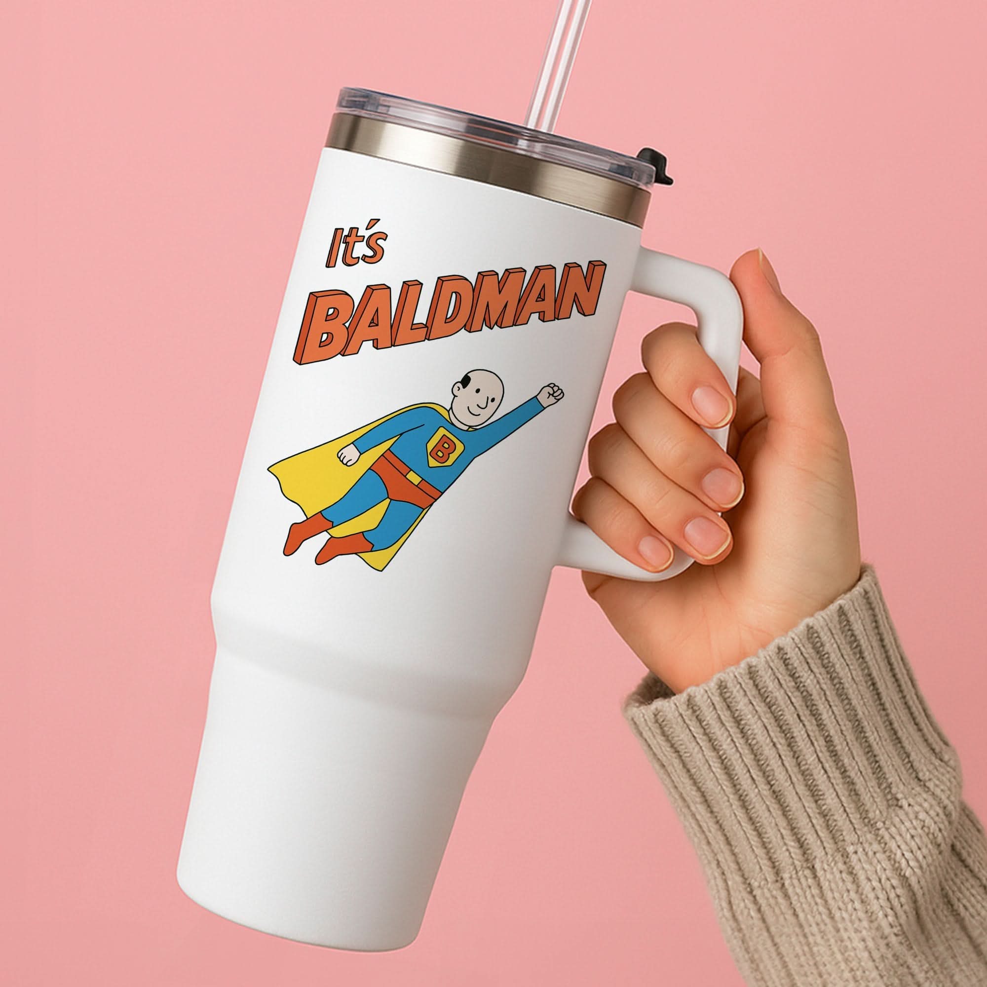 It's Baldman - Father's Day Tumbler