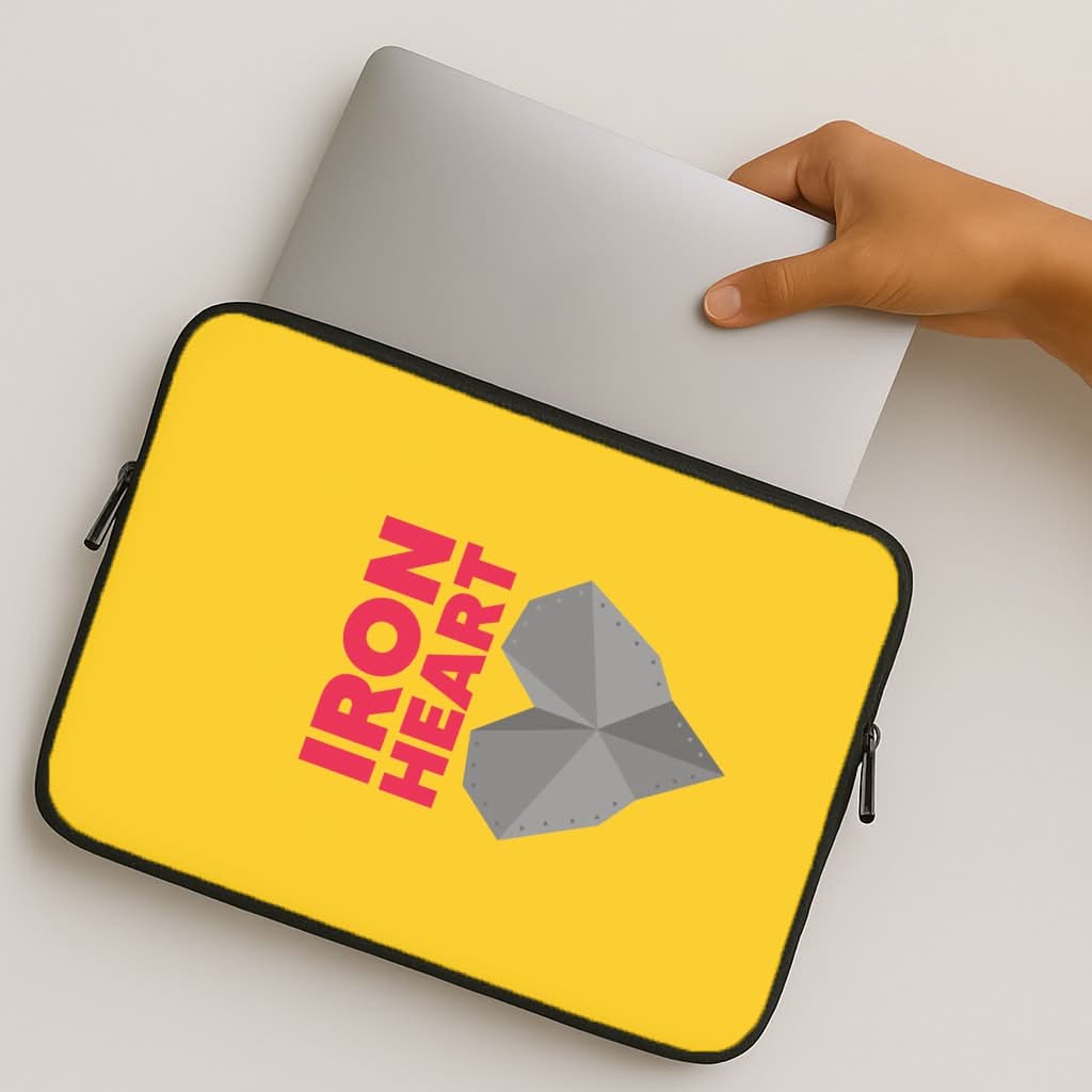 Metal Heart MacBook Cover