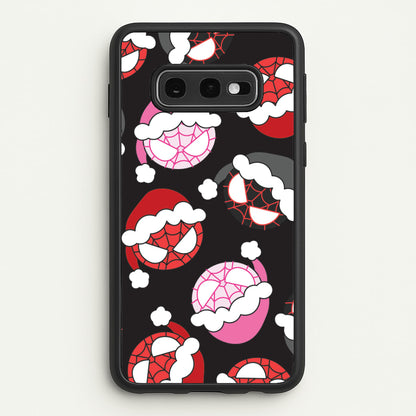 Spider Heroes Christmas Pattern Galaxy S10e Case
