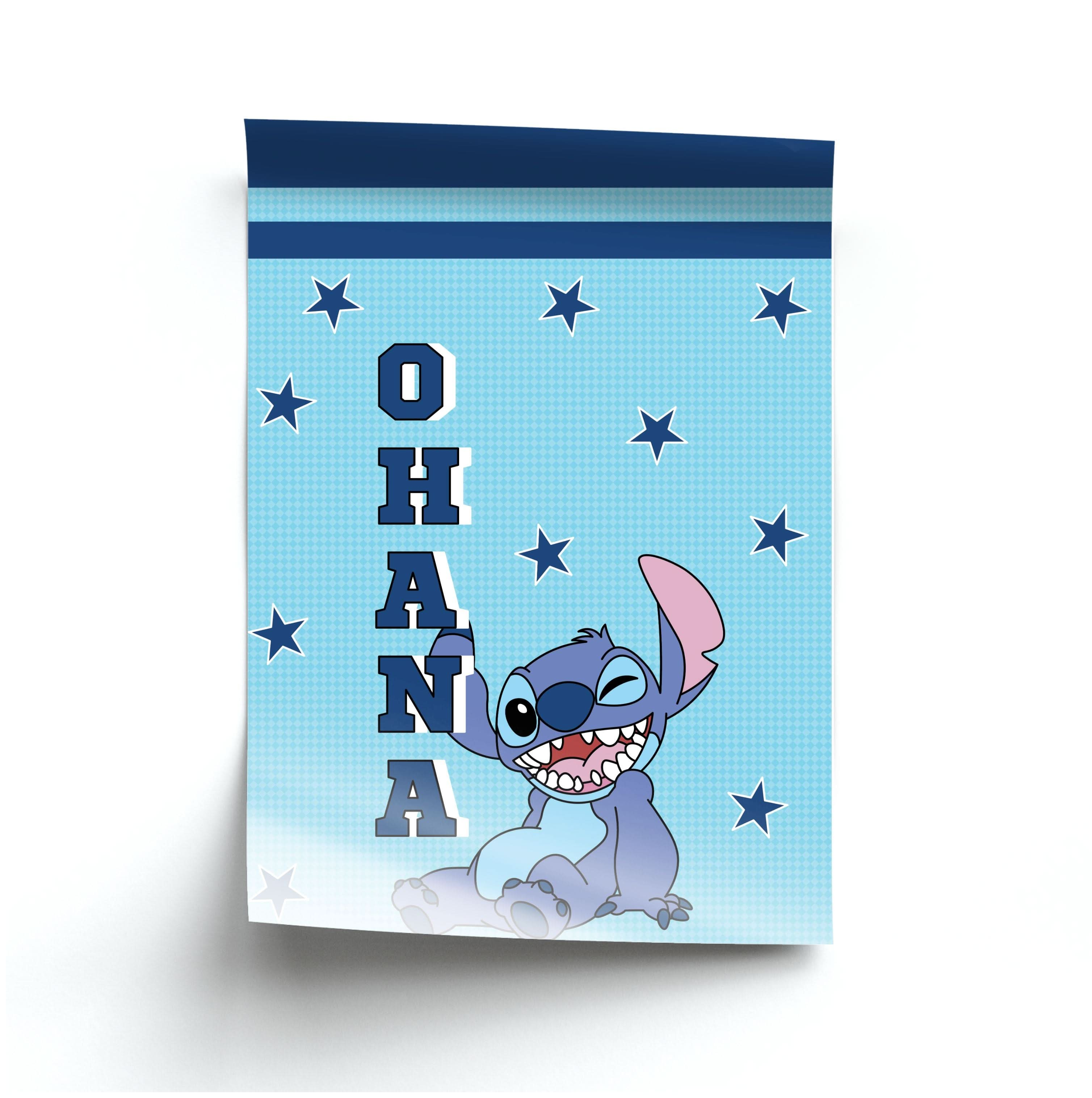 Blue Alien Ohana Poster