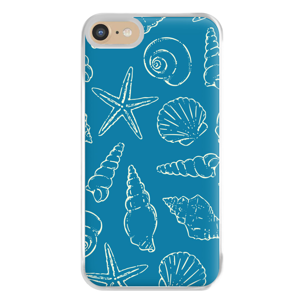 Sketched Shells Pattern iPhone 6 / 7 / 8 / SE Case