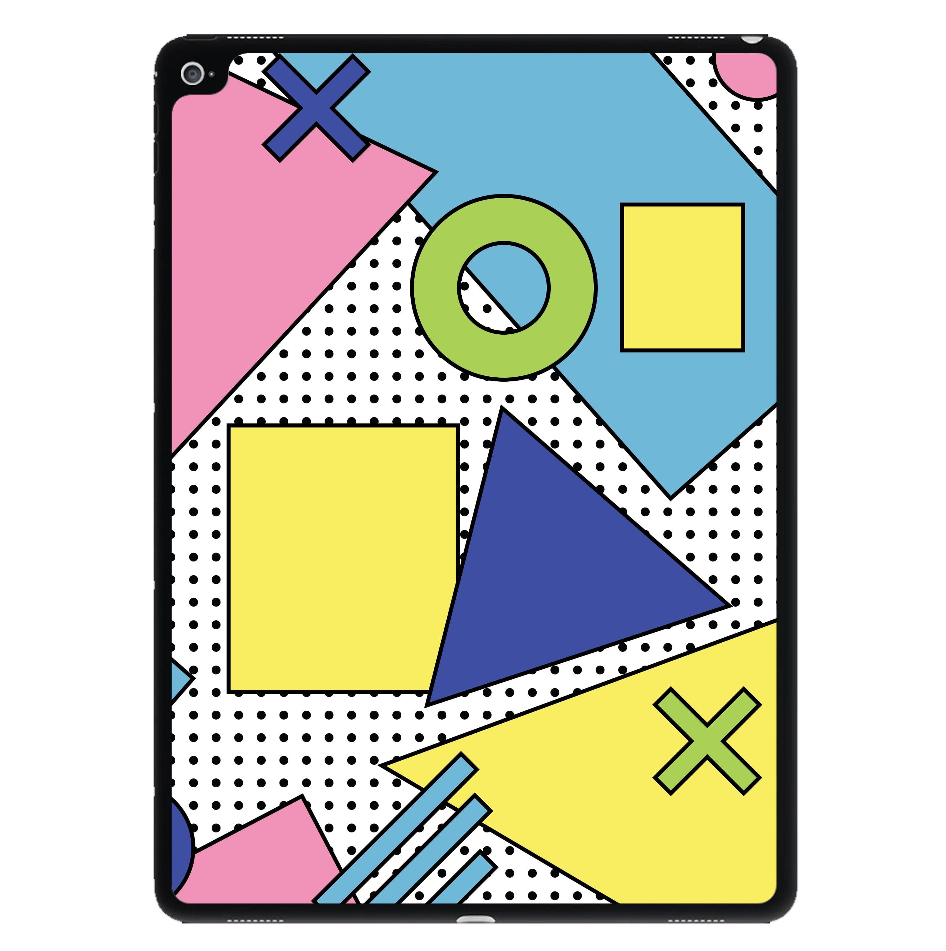 Geometric Abstract Shapes Pattern iPad Case