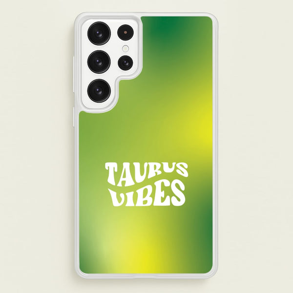 Taurus Vibes Gradient Zodiac Galaxy S22 Ultra Case