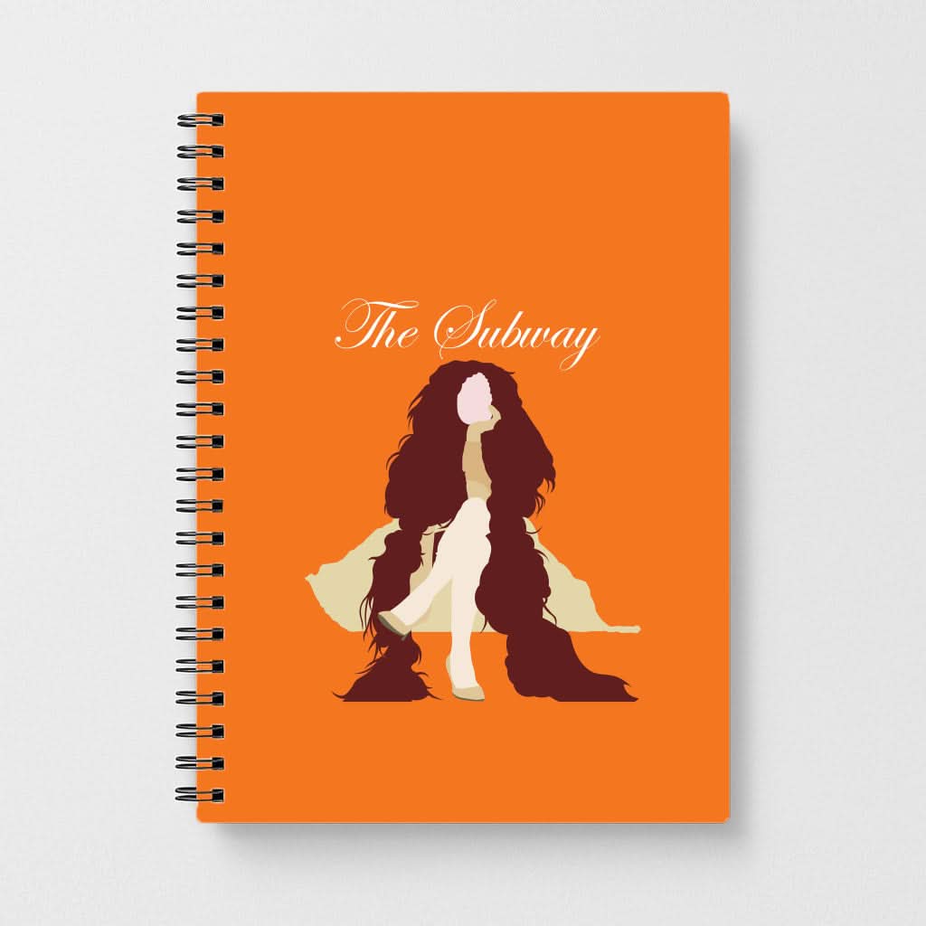 Subway Orange Notebook