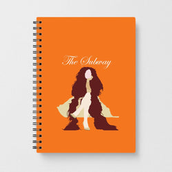 Subway Orange Notebook