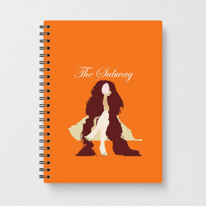 Subway Orange Notebook