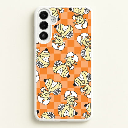 Mummy Cartoon Beagle Pattern Galaxy A34 Case