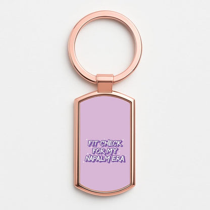 Fit Check Rose Gold Keyring