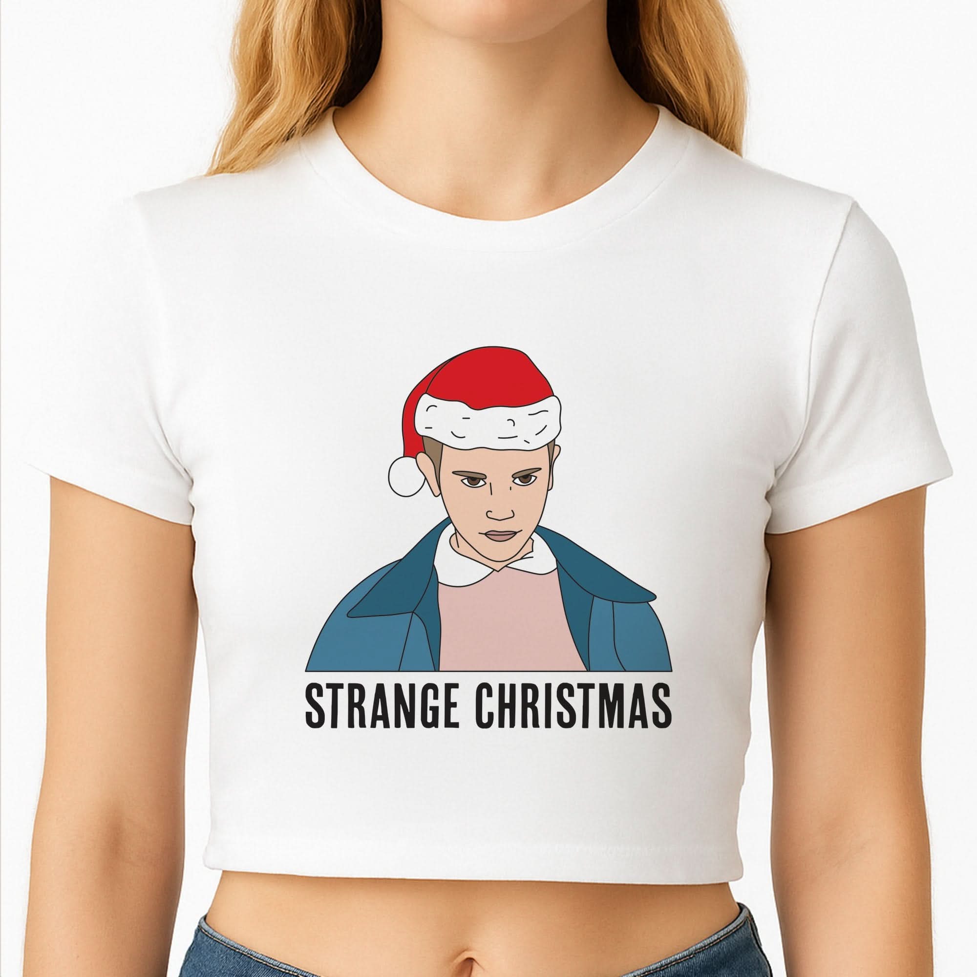 Strange Christmas  Crop Top