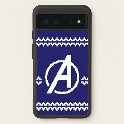 Superhero Team Blue Christmas Jumper  Google Pixel 6 Case