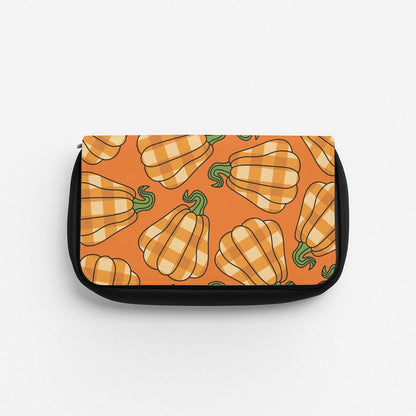 Tartan Pumpkins Pattern Pencil Case