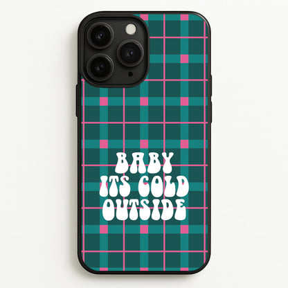 Baby It's Cold Outside Tartan iPhone 11 Pro Max Case