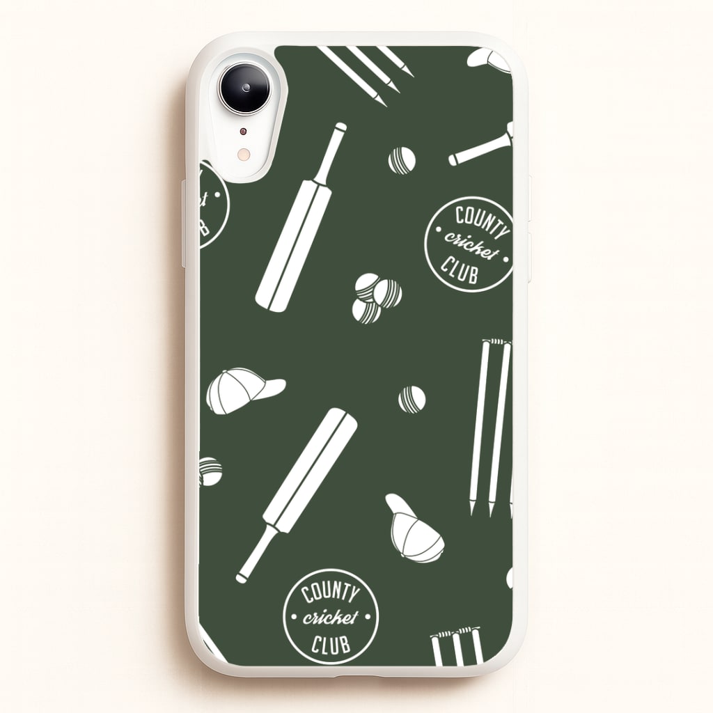 Cricket Props Pattern iPhone XR Case