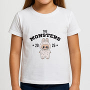 Cute Monster 2025 Pink Kids T-Shirt 3