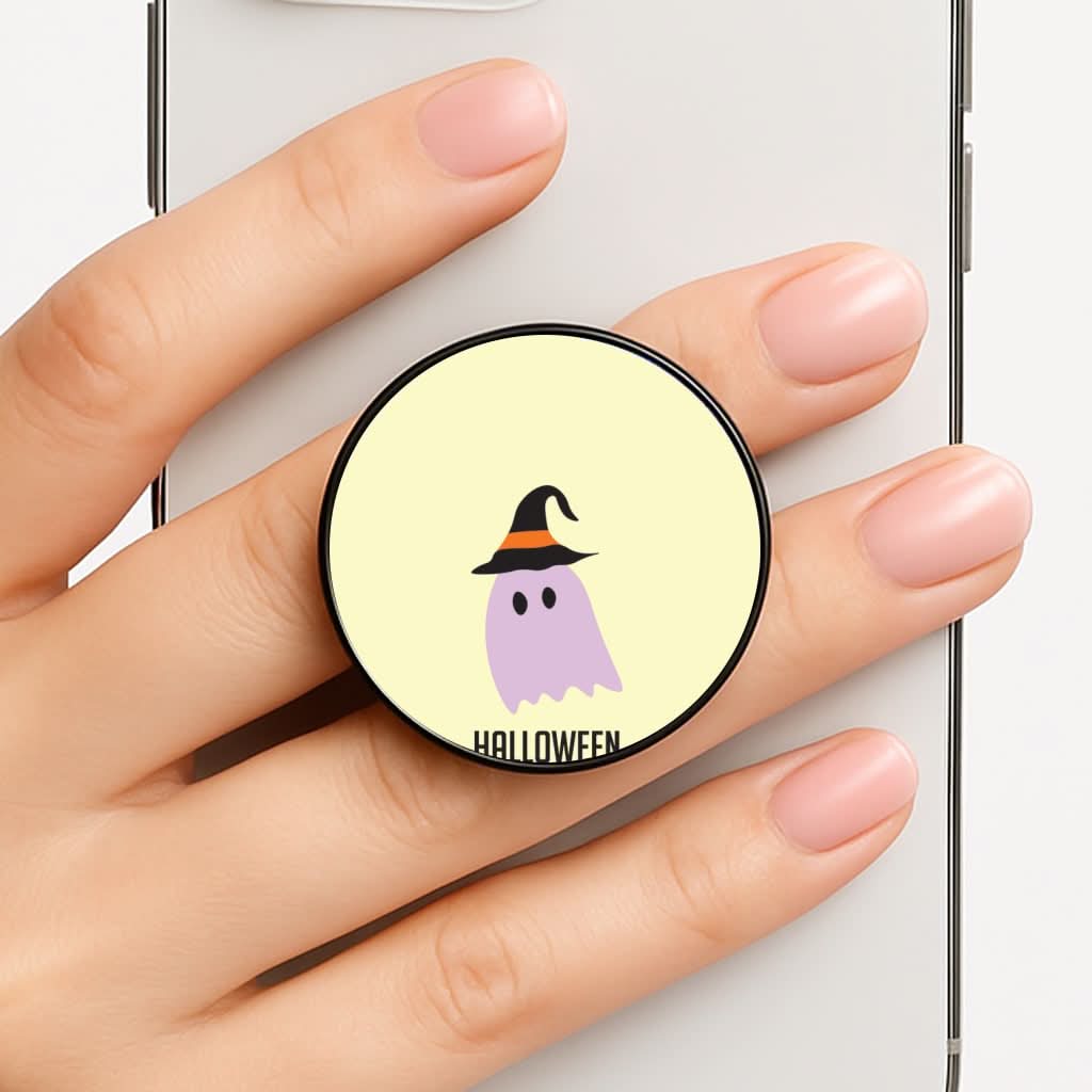 Purple Ghost Halloween Vibes FunGrip