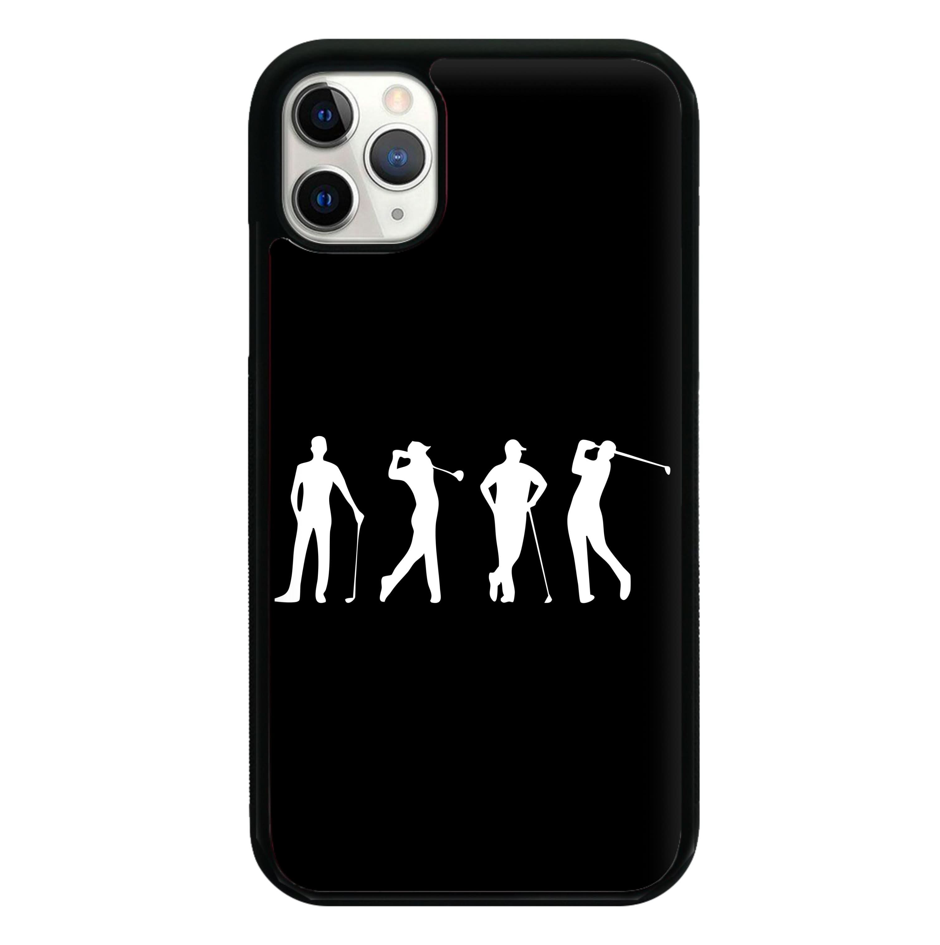 Golf Silhouettes Phone Case