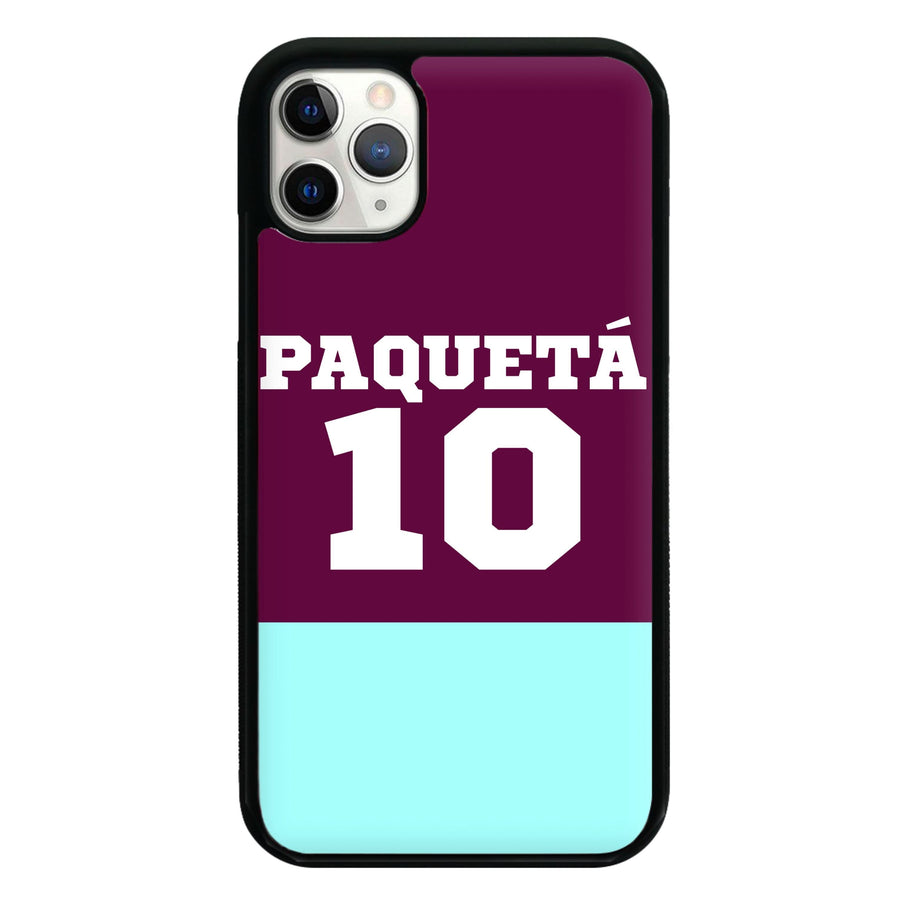 Claret And Light Blue Phone Case