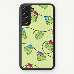 Christmas Frog Plush Fairylights Pattern Galaxy S22 Case