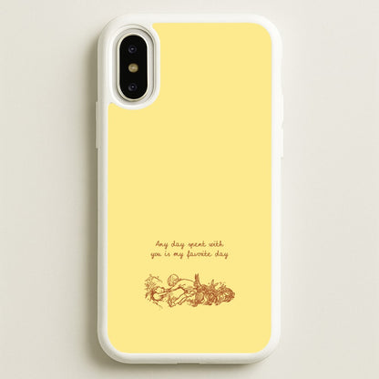 Any Day Spent With You iPhone X / XS Case