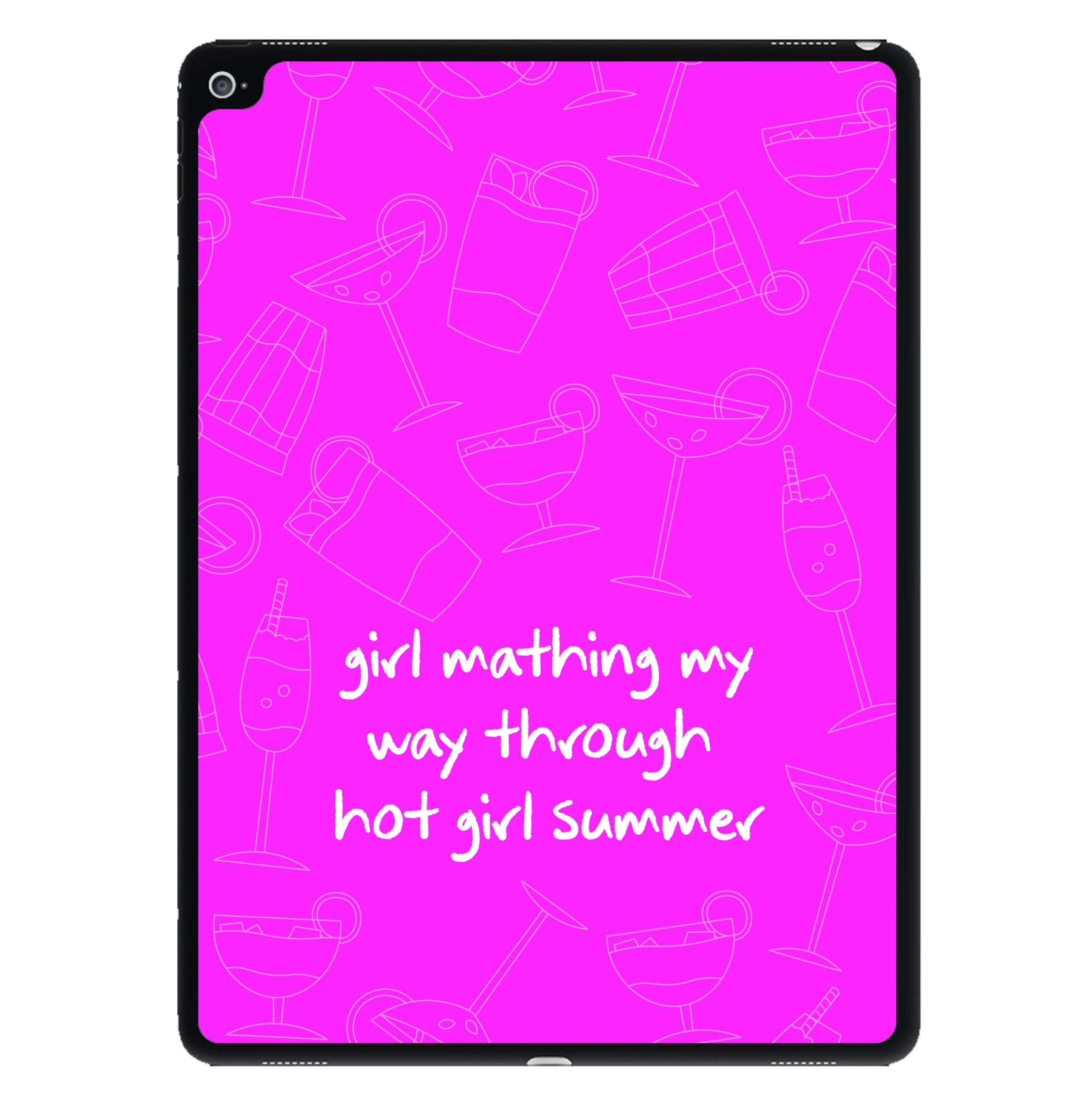 Girl Mathing - Summer iPad Case