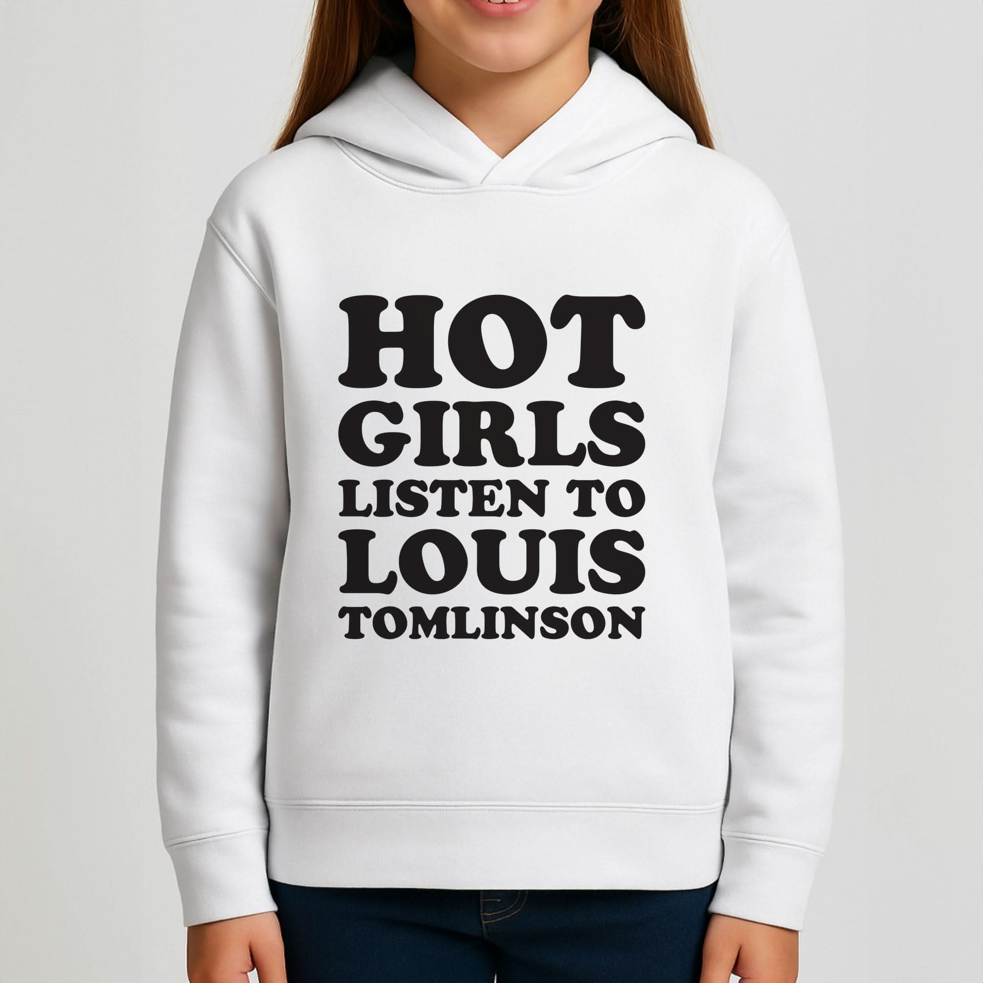 Hot Girls Listen To Louis Girls Hoodie