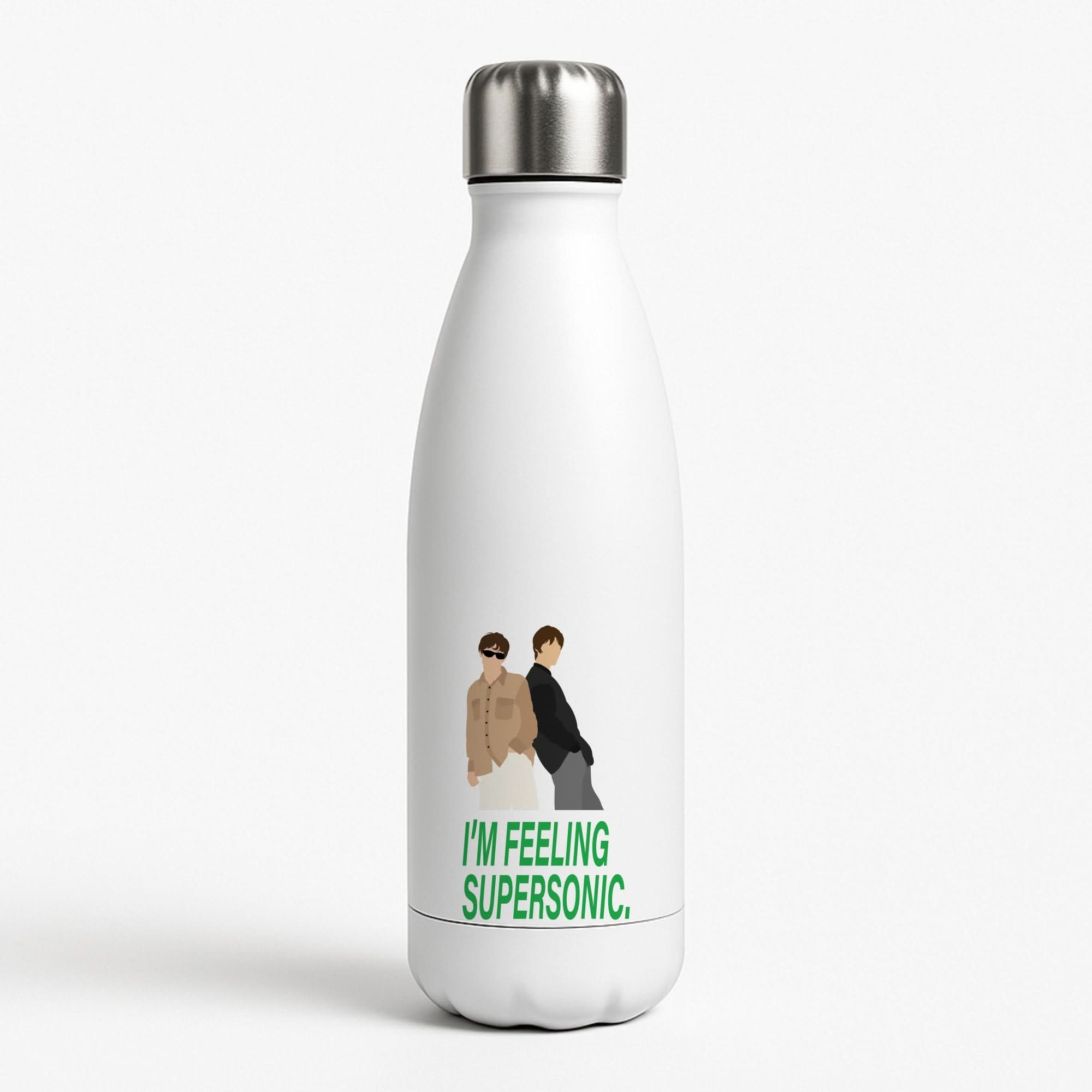 I'm Feeling Supersonic  White Water Bottle