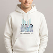 K-Pop Band Tour Pastel Blue Hoodie 4
