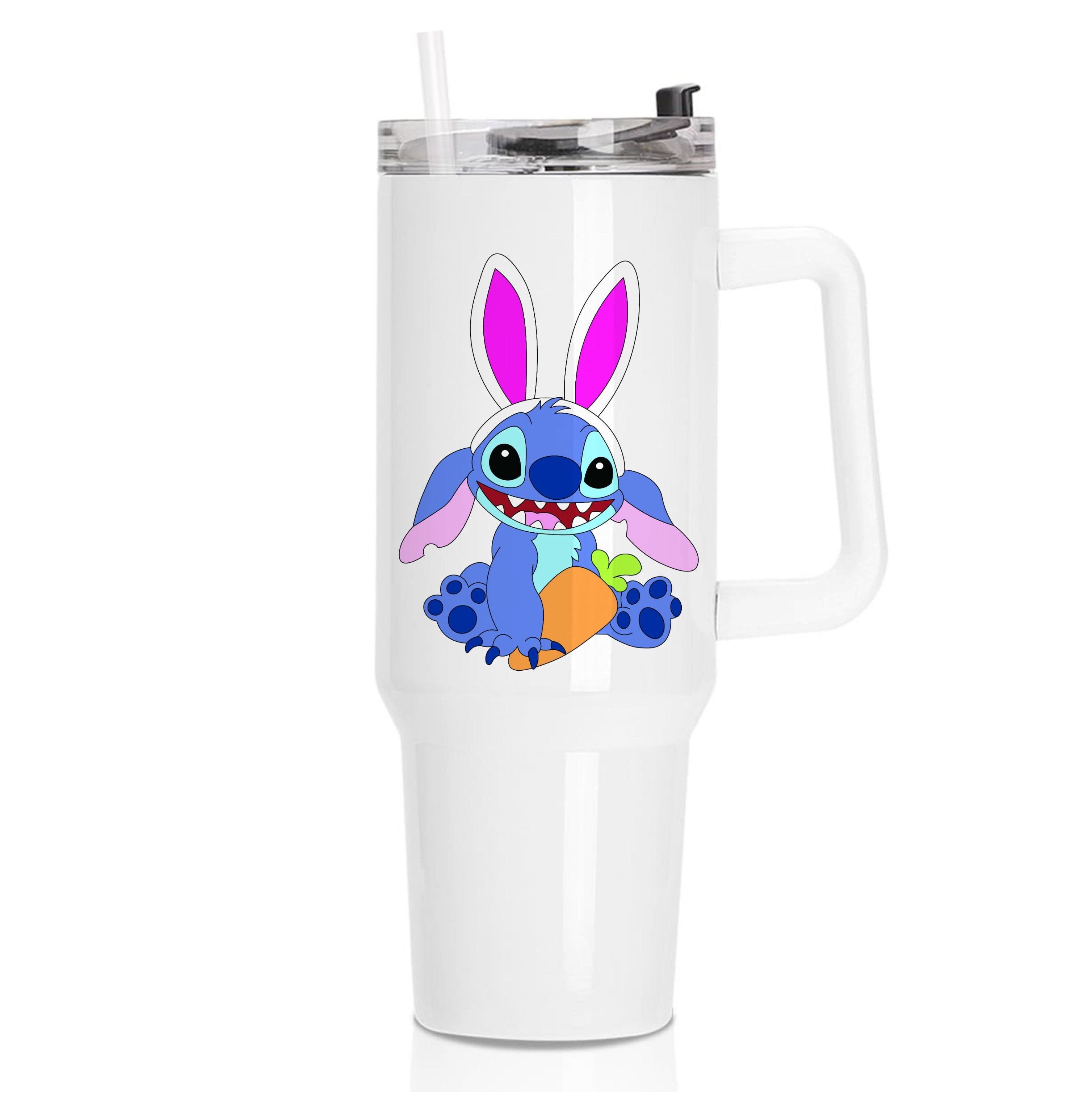 Easter Bunny Blue Alien Tumbler