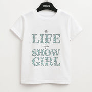 TLOAS Bedazzled Writing Kids T-Shirt 1