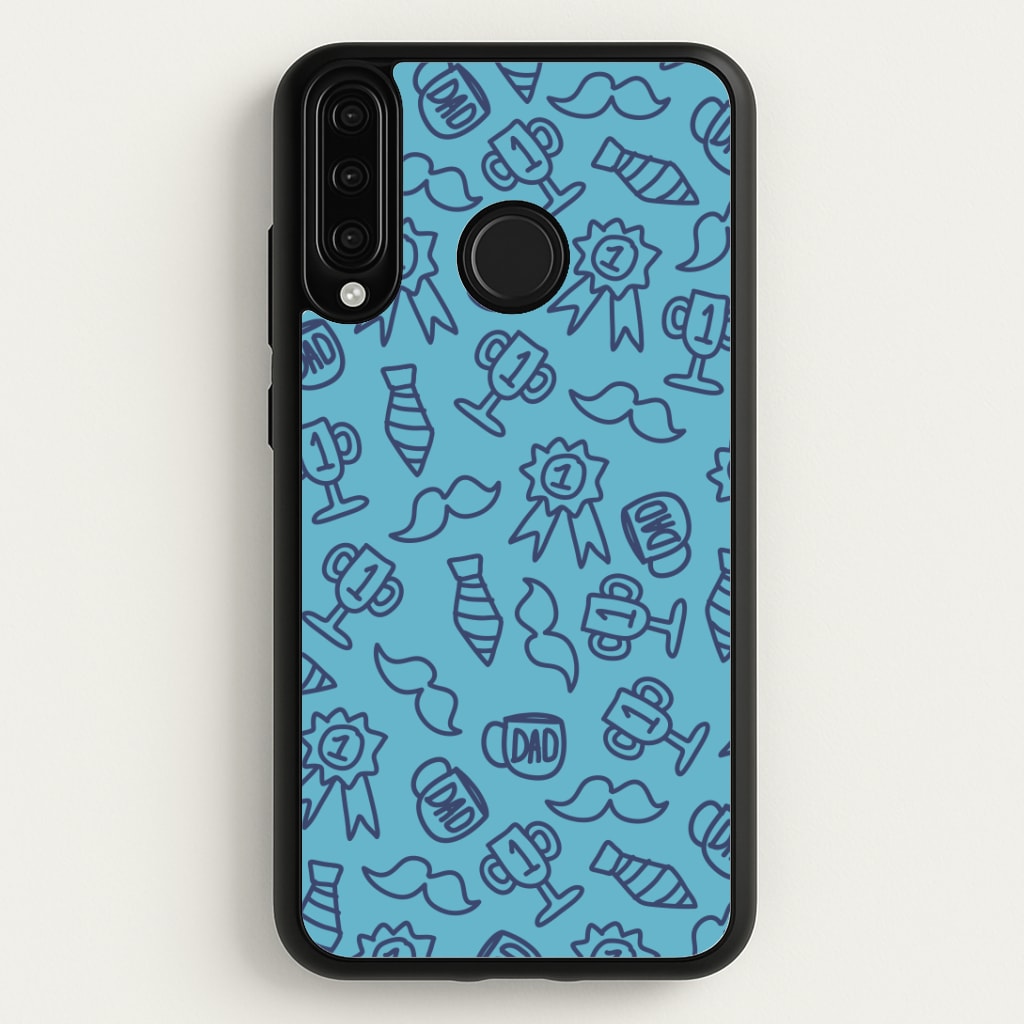 Dad Doodles Pattern Huawei P30 Lite Case