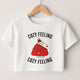 SnoopyCrop Tops