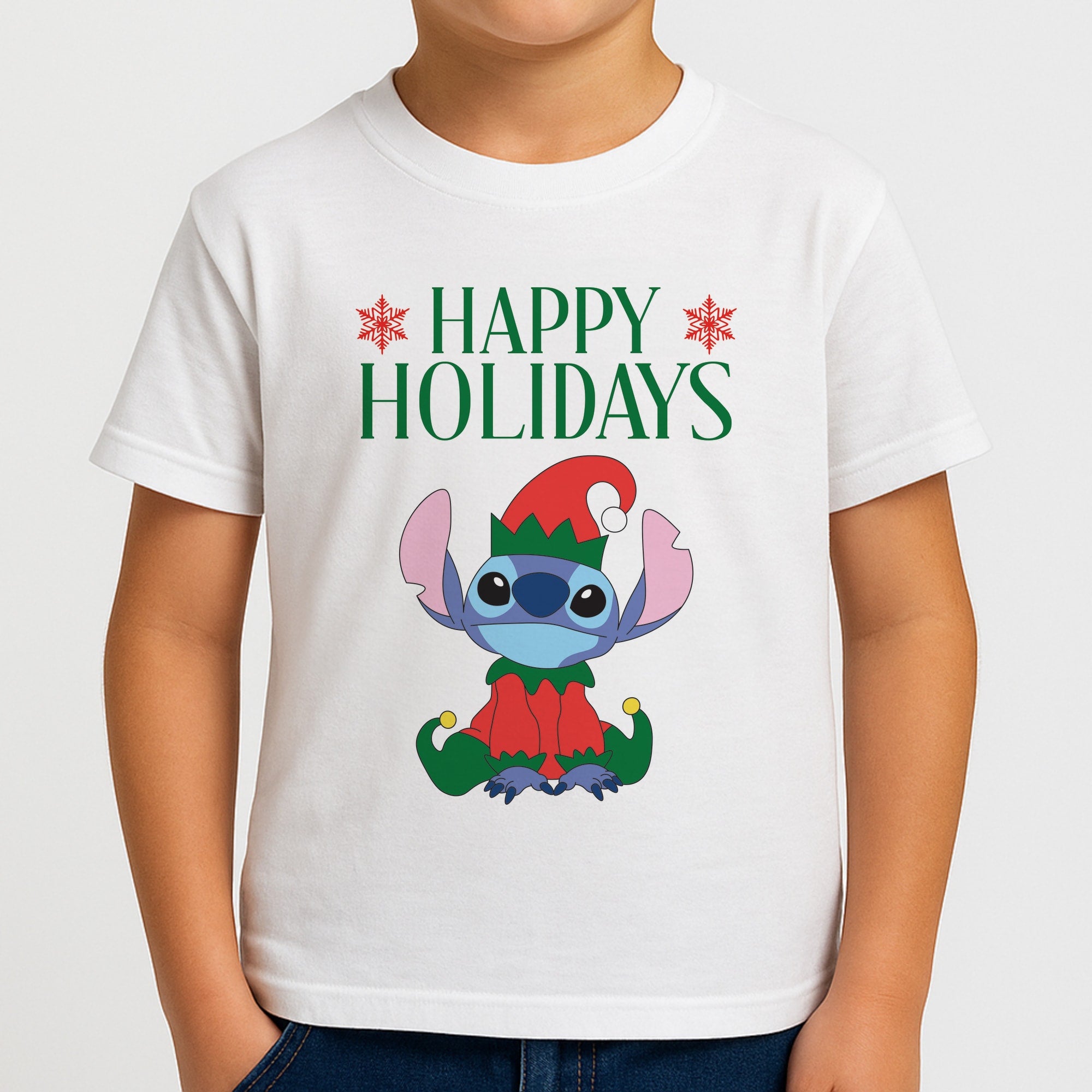 Cute Blue Alien Elf Boys T-Shirt