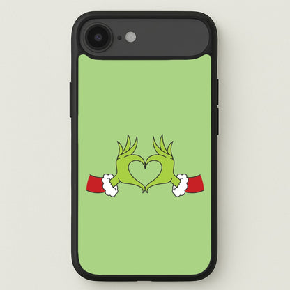 Christmas Green Heart iPhone 17 Air Case