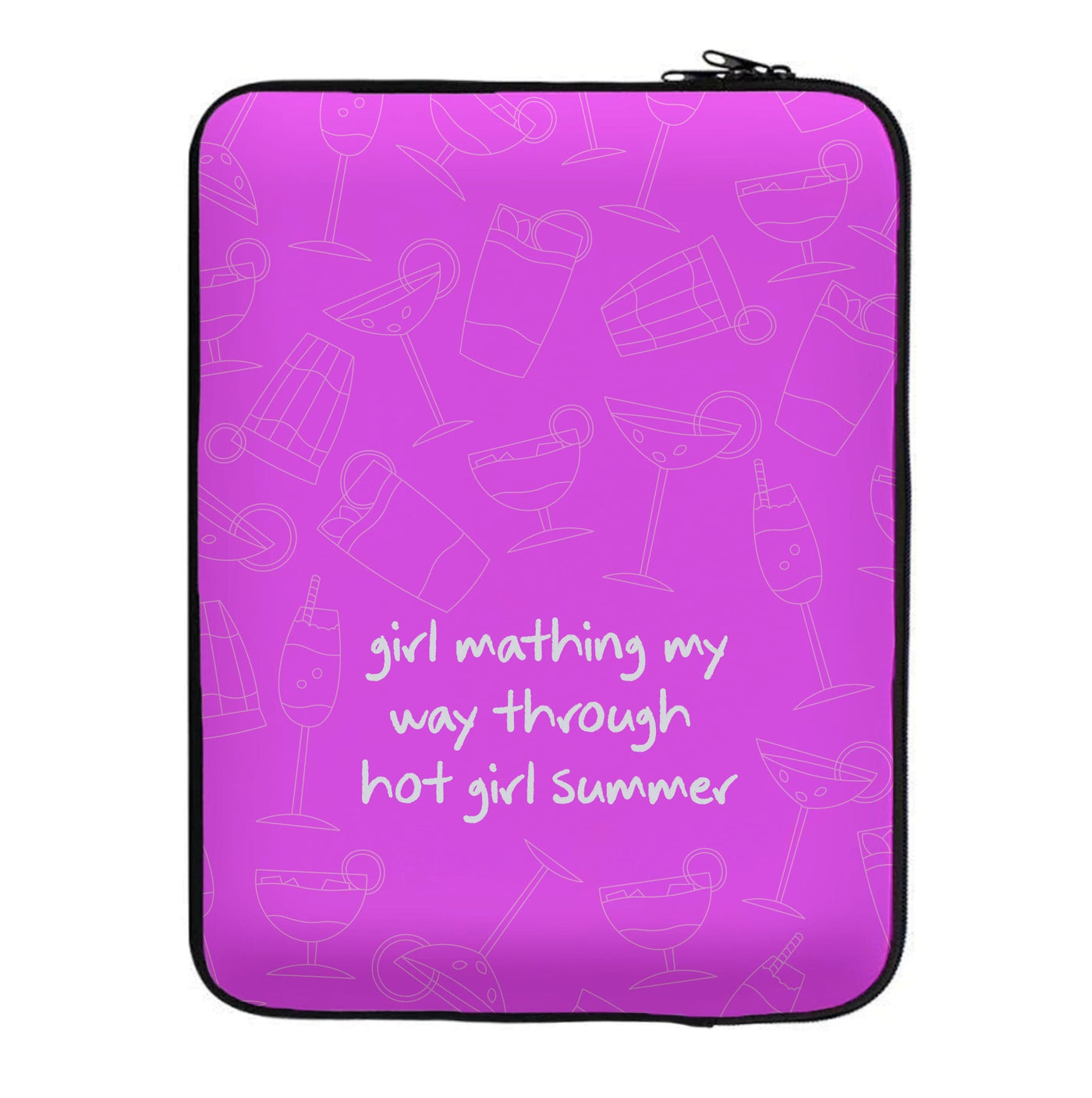 Girl Mathing - Summer Laptop Sleeve